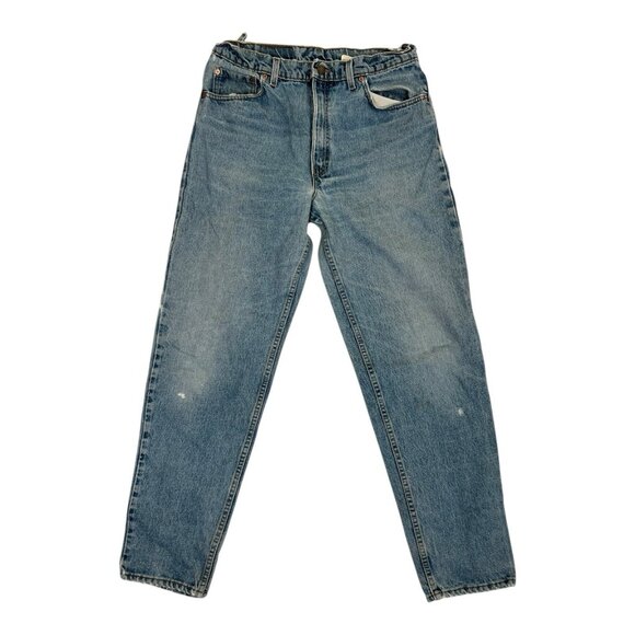 Vintage Levi’s 550 Blue Denim Jeans Size 34x34 Relax Fit Tapered Leg USA Made - Picture 1 of 10
